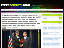 Tablet Screenshot of powercorruptsagain.com